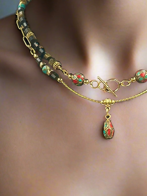 Sparkling Strands Collection - Beaded Chain Necklaces