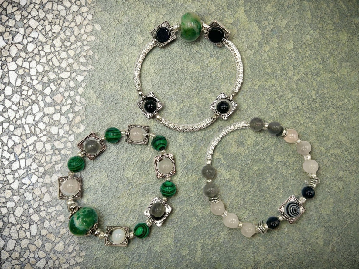 Forest Noir - 3 Piece Bracelet Set