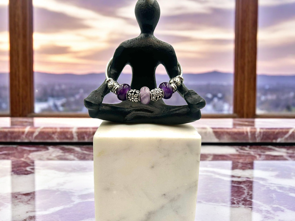 Mauve Magic - Single Cuff Bangle