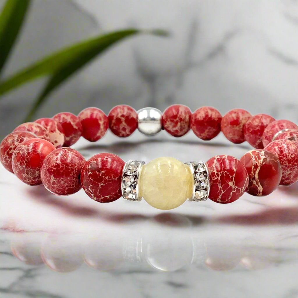 Imperial Jasper - Single Strand Bracelet