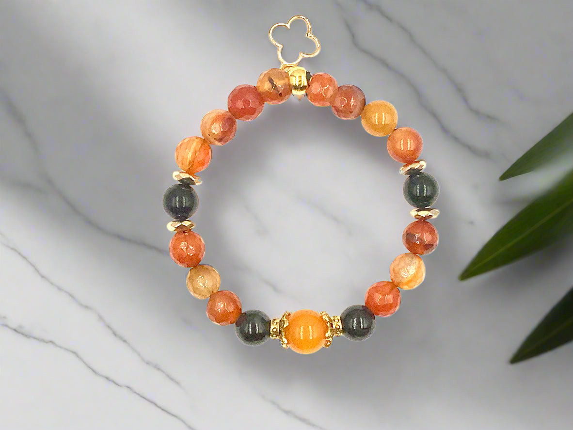 Carnelian & Amber - 2 Piece Gift Set