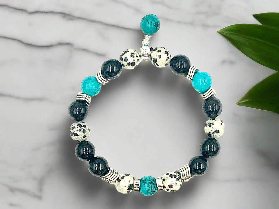 Turquoise & Dalmatian - 2 Piece Gift Set