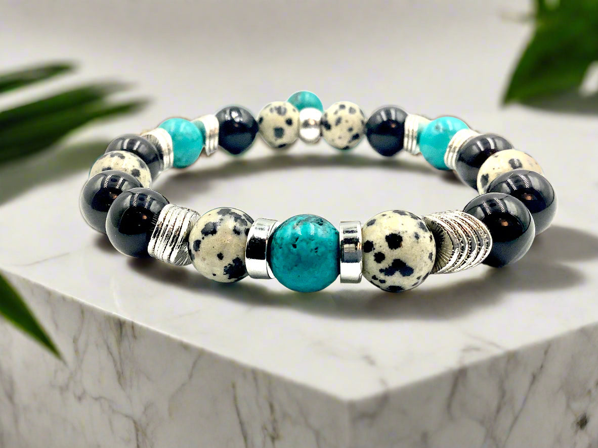 Turquoise & Dalmatian - 2 Piece Gift Set