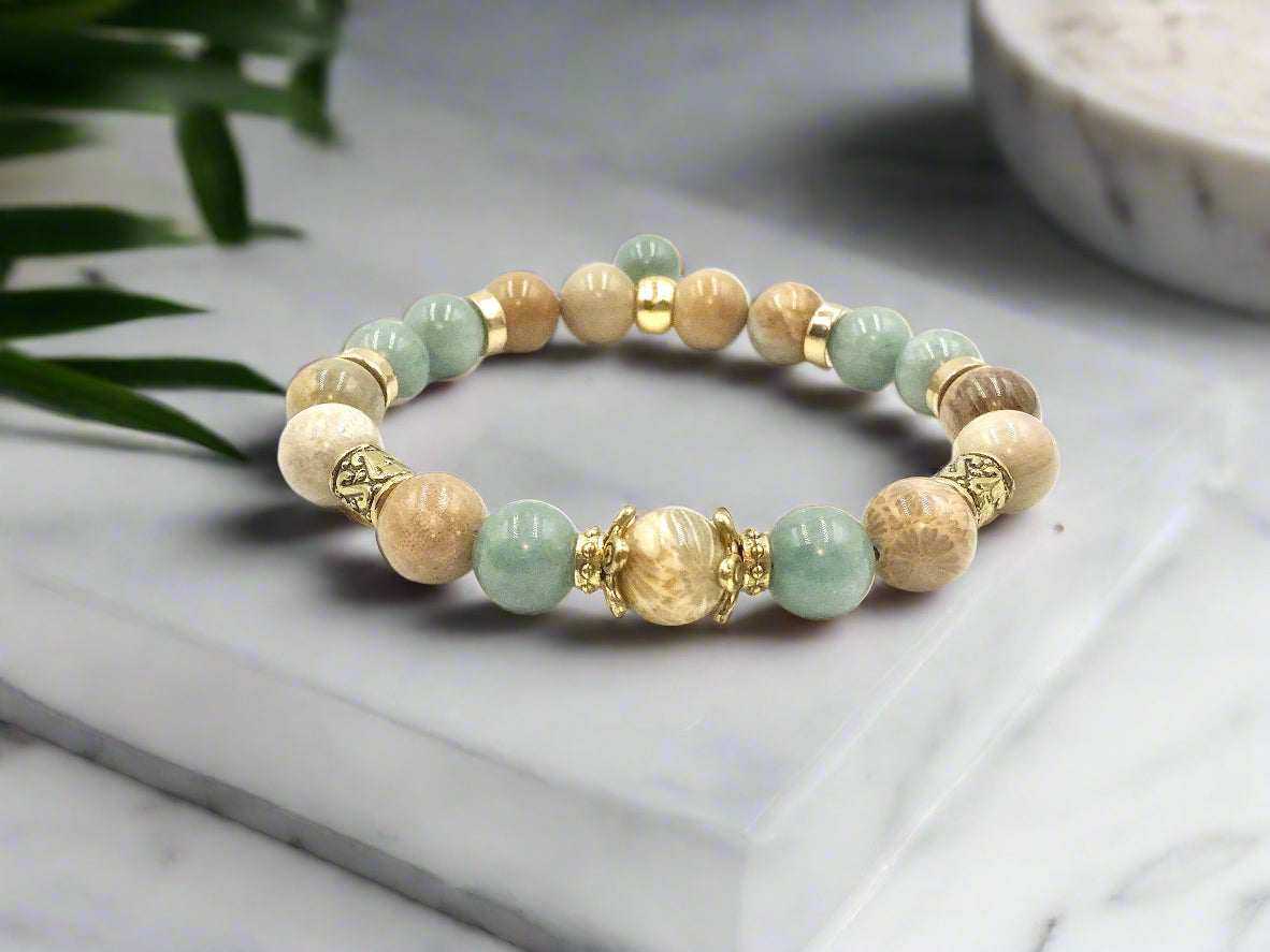 Flower Stone - 2 Piece Gift Set
