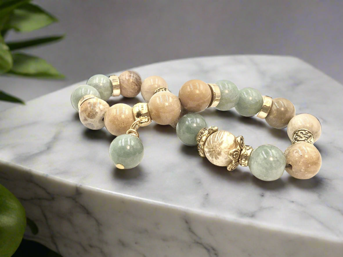 Flower Stone - 2 Piece Gift Set