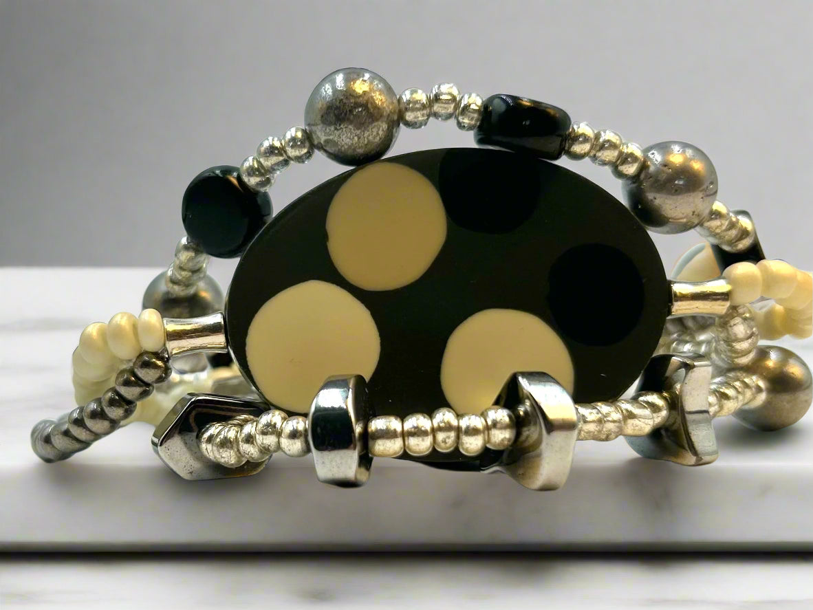 Retro Spot - 3 Piece Bracelet Set
