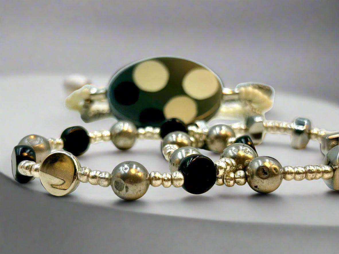 Retro Spot - 3 Piece Bracelet Set
