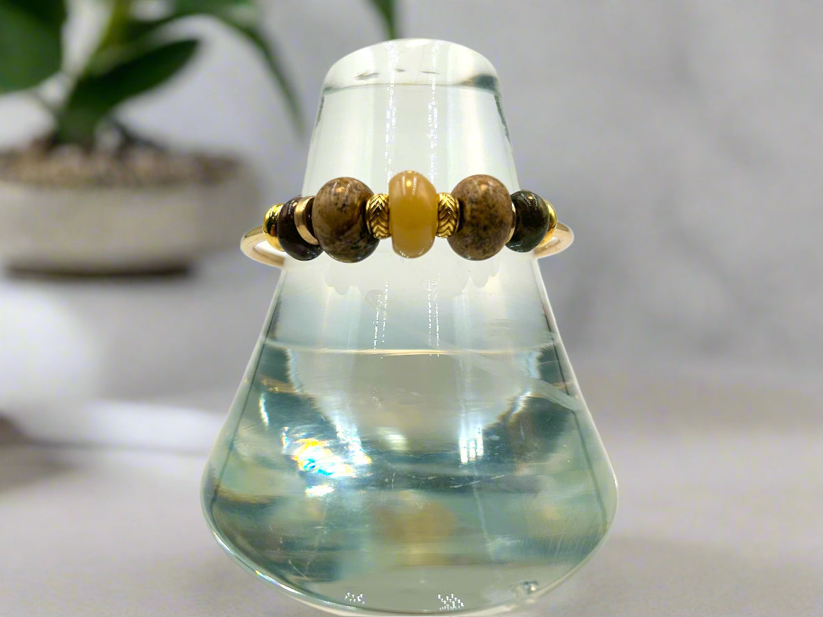 Topaz Embrace - Single Cuff Bangle