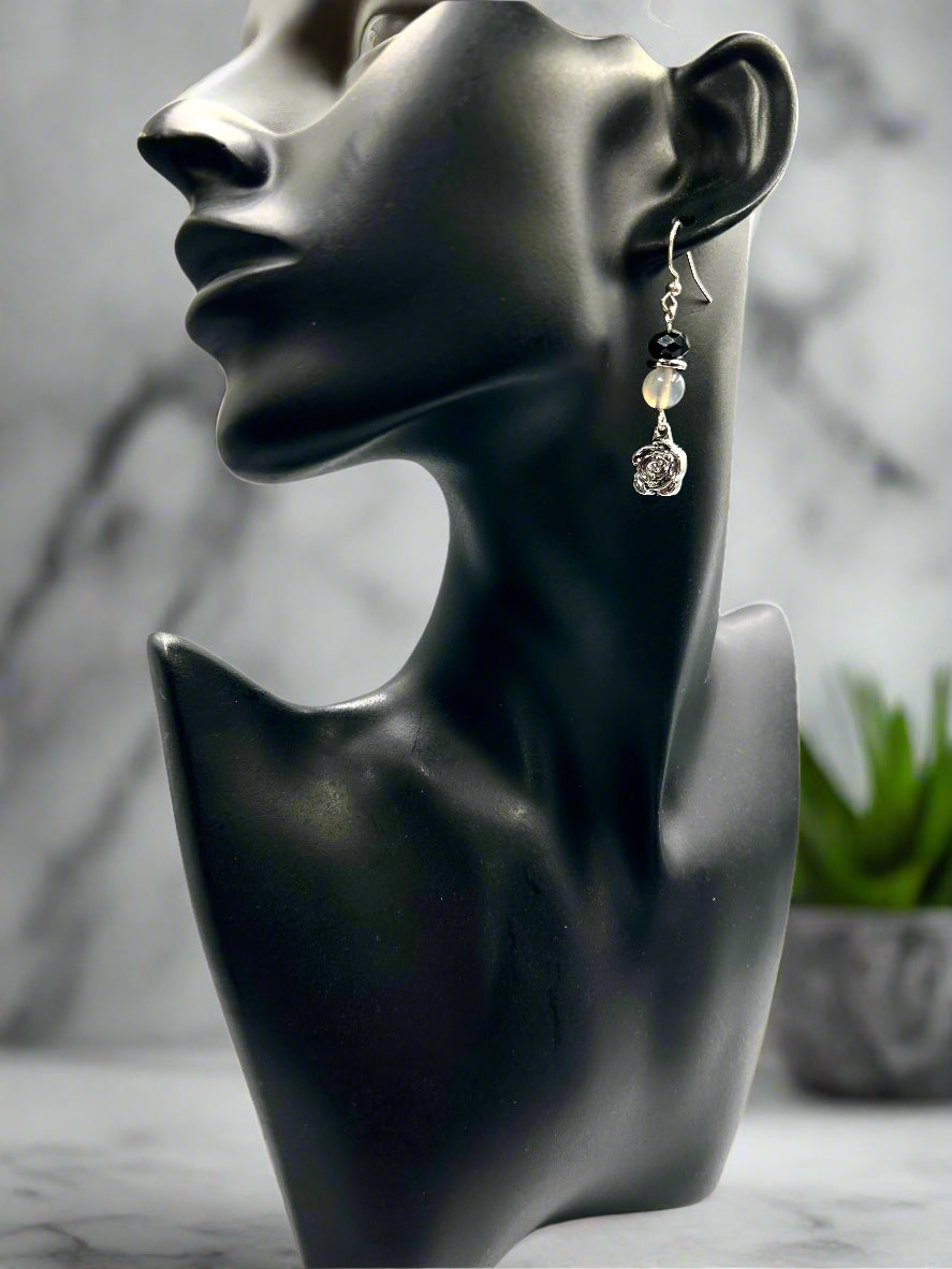 Map Jasper - Adjustable Earrings