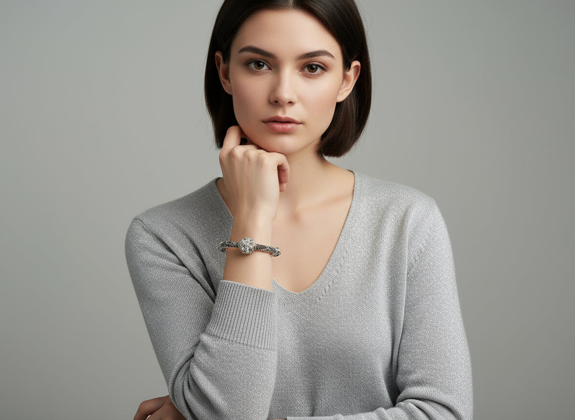 Midnight - Single Cuff Bangle