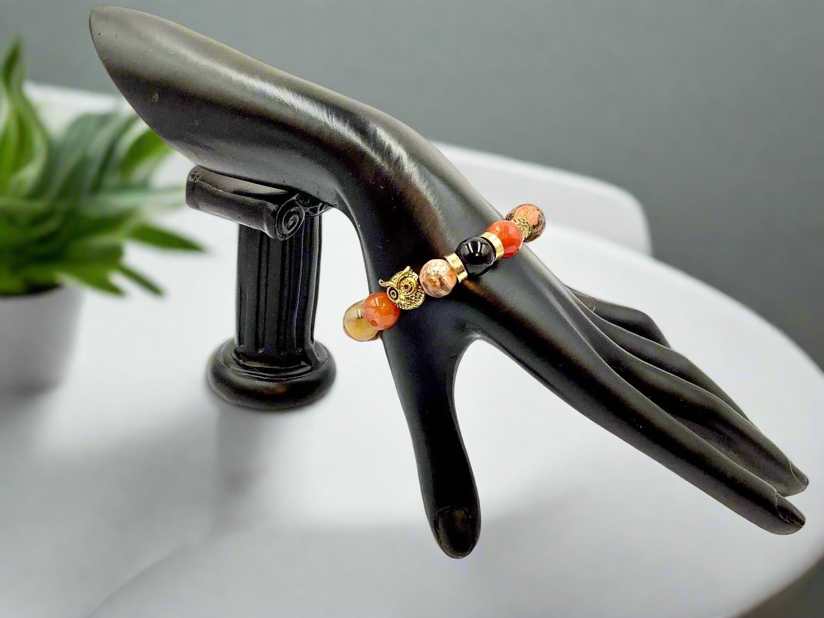 Silent Wisdom - Single Strand Bracelet