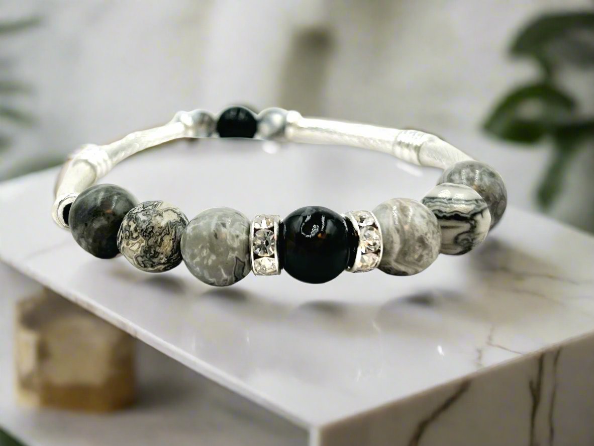 Silver Lining - Single Strand Bracelet