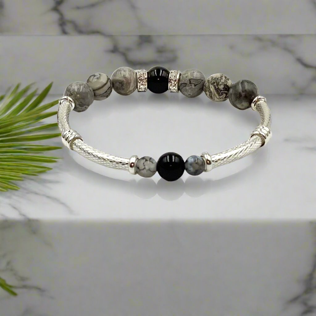 Silver Lining - Single Strand Bracelet