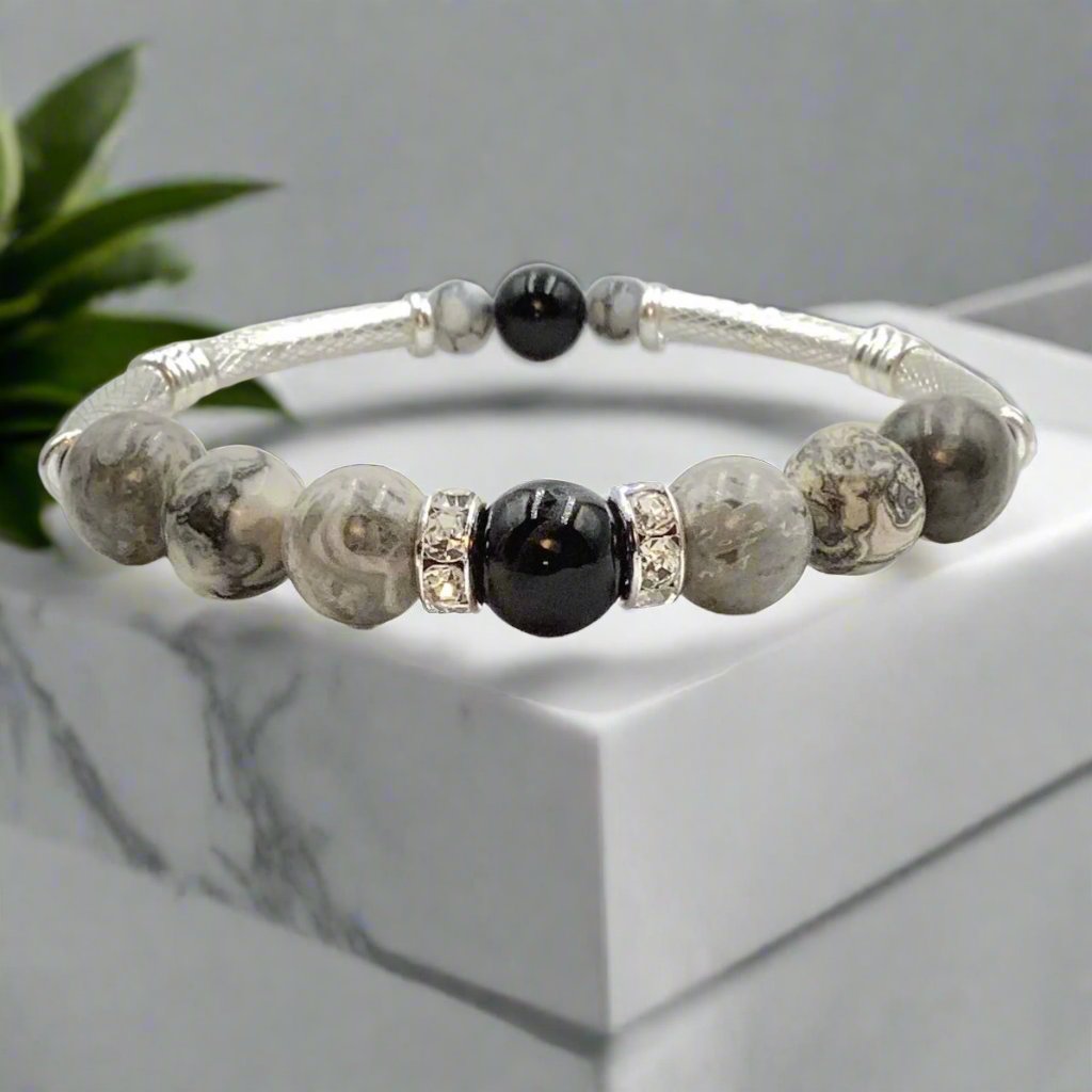 Silver Lining - Single Strand Bracelet