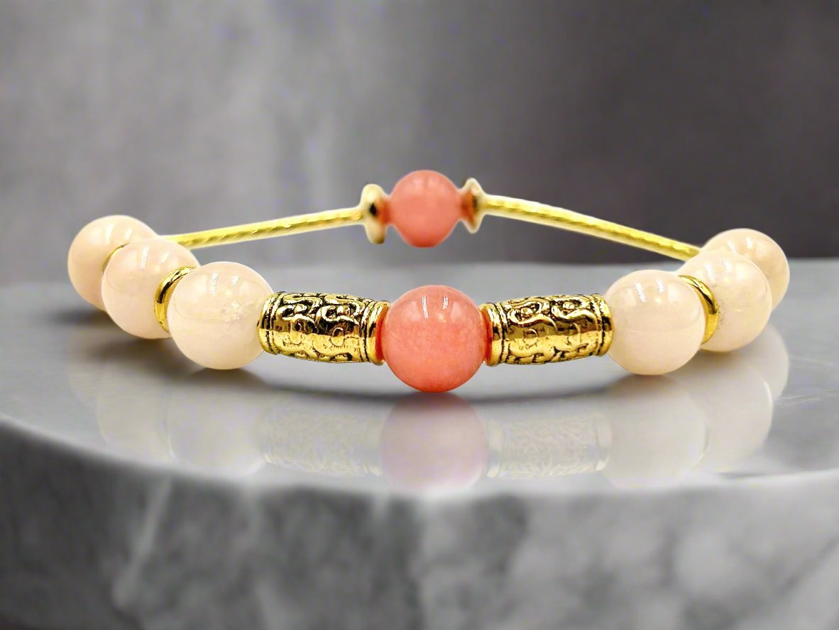 Lotus - Single Strand Bracelet