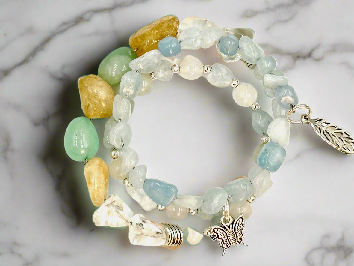 Waterfall - Memory Wrap Bracelet