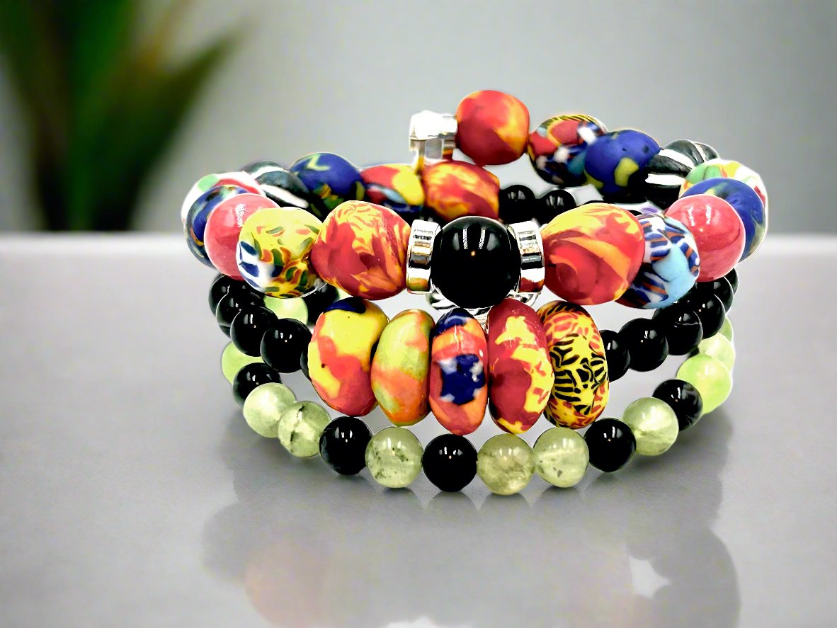 Krobo Vibe- Memory Wrap Bracelet