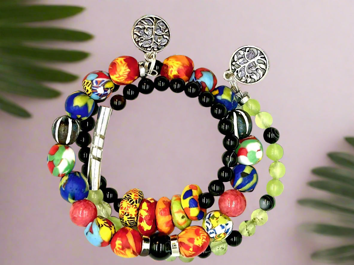 Krobo Vibe- Memory Wrap Bracelet