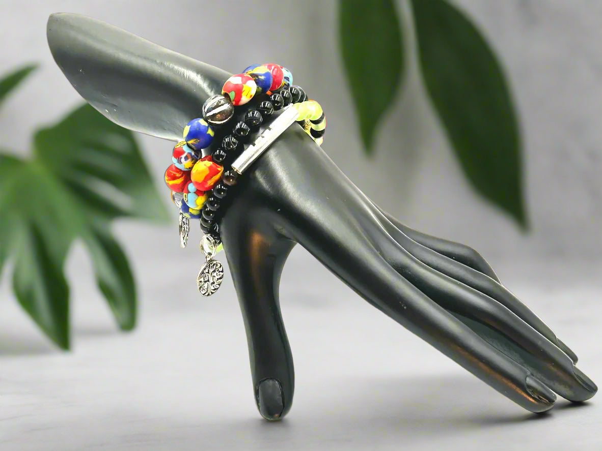 Krobo Vibe- Memory Wrap Bracelet