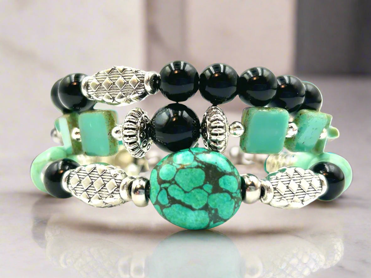 Sky & Earth - Memory Wrap Bracelet