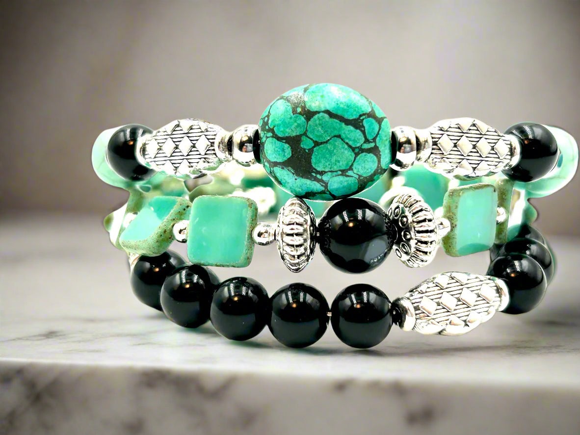 Sky & Earth - Memory Wrap Bracelet