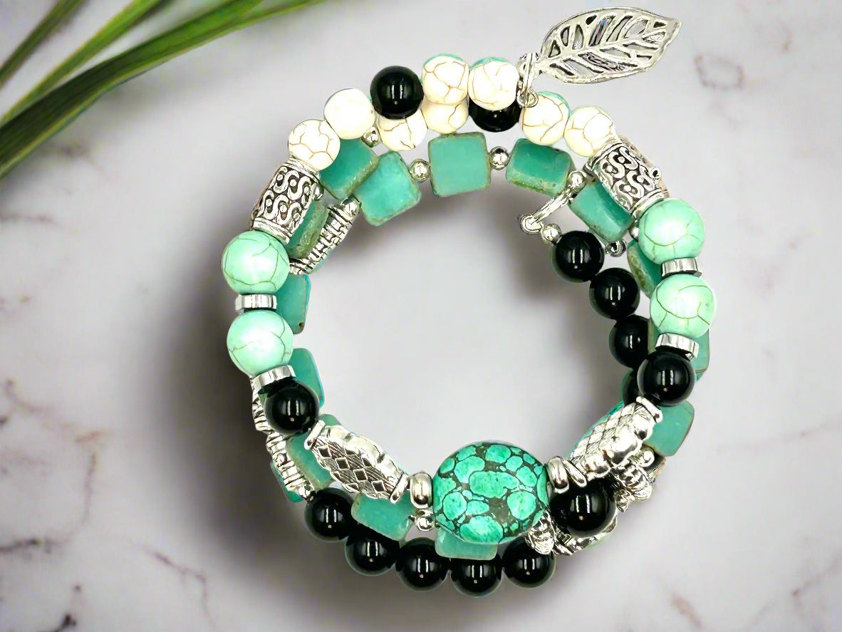 Sky & Earth - Memory Wrap Bracelet