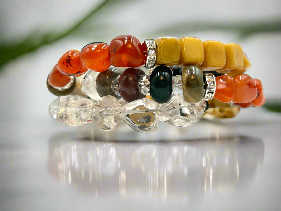 Juxtaposition - Memory Wrap Bracelet