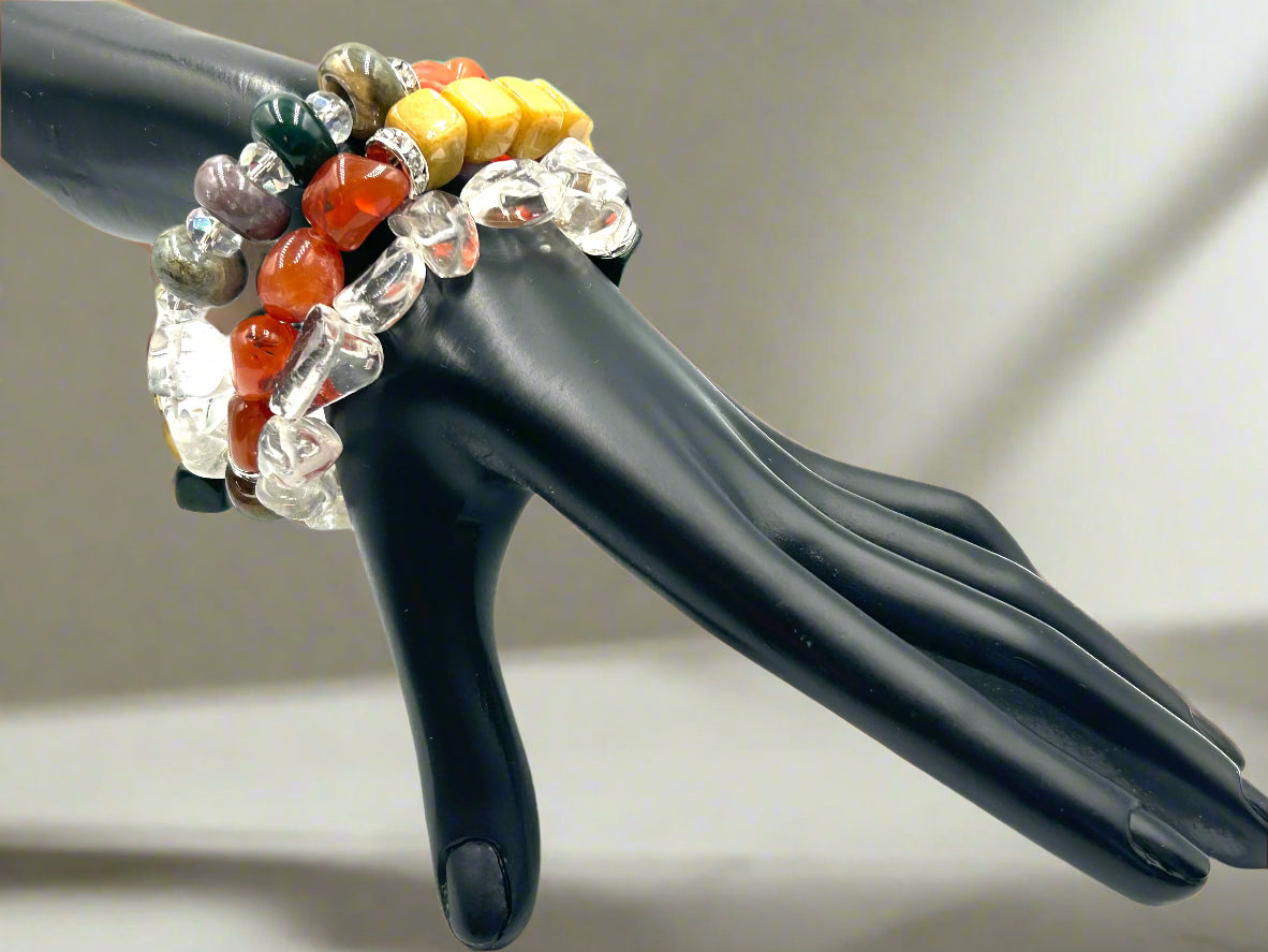 Juxtaposition - Memory Wrap Bracelet