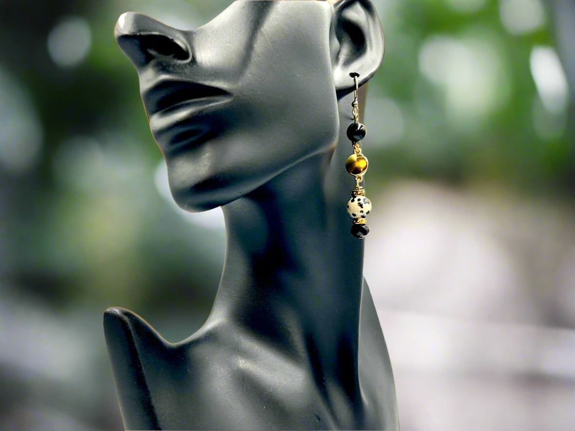 DZI Splendour - Adjustable Earrings