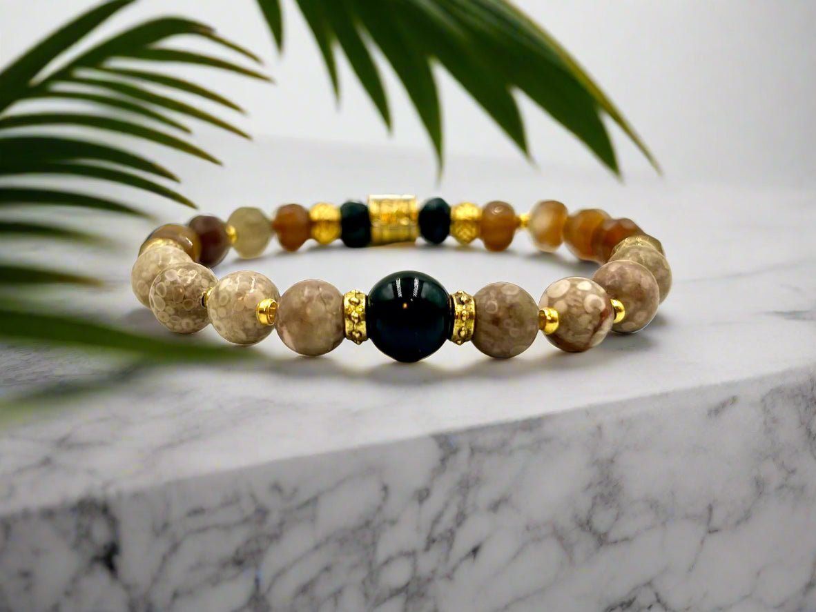 Cognac Sunrise - 3 Piece Bracelet Set