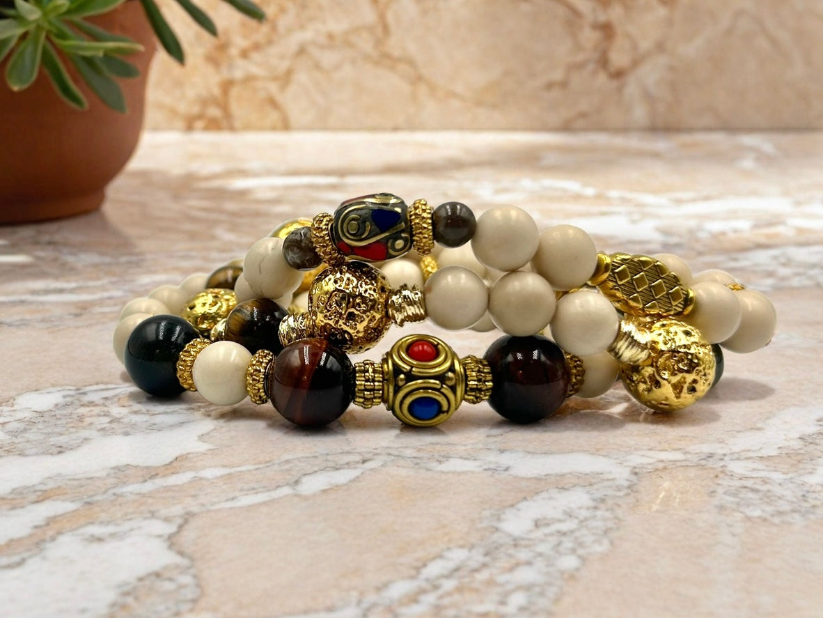 Gilded Aura - 3 Piece Bracelet Set
