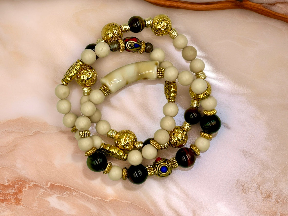 Gilded Aura - 3 Piece Bracelet Set
