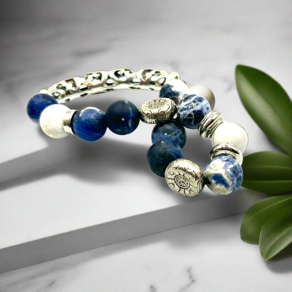 True Blue - Single Strand Bracelet
