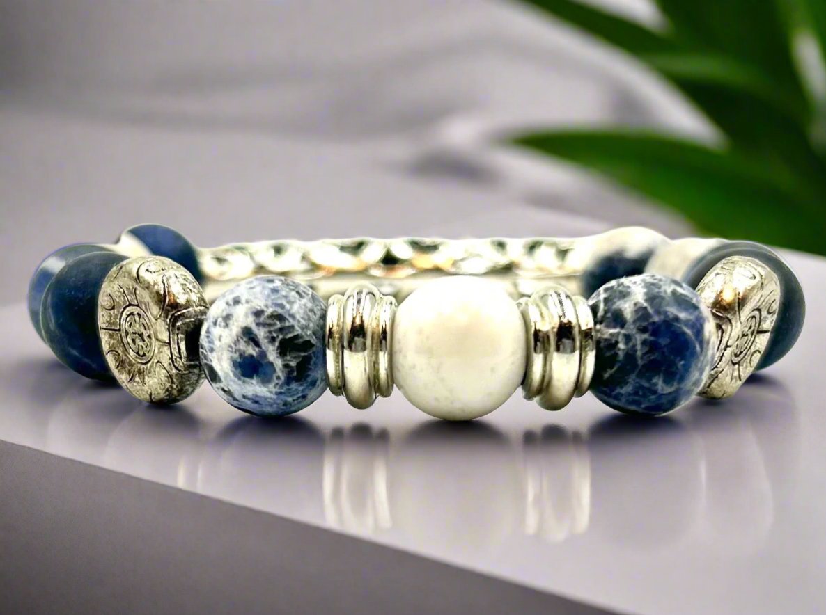 True Blue - Single Strand Bracelet