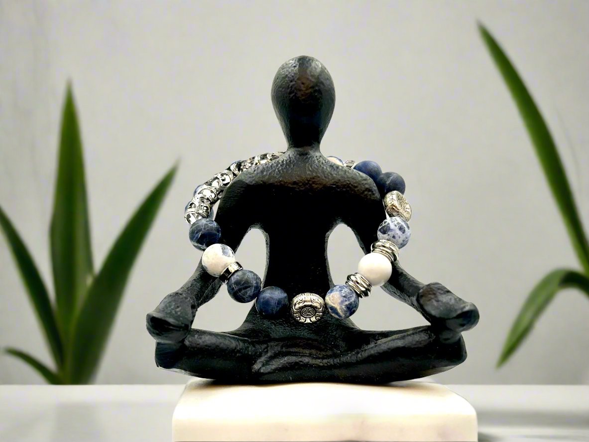 True Blue - Single Strand Bracelet