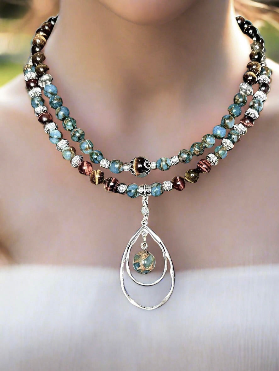 Silken Sands - 3-Way Necklace & Bracelet