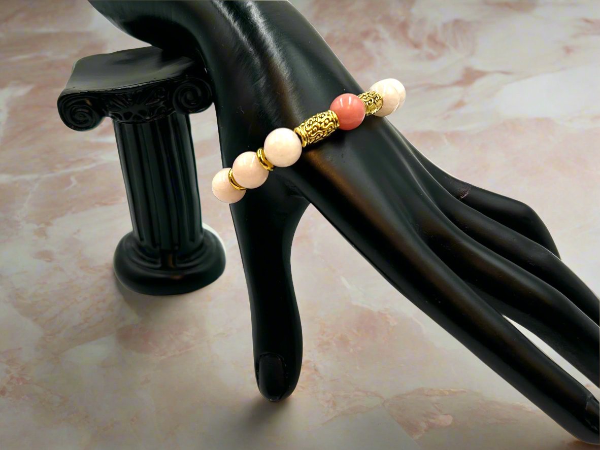 Lotus - Single Strand Bracelet