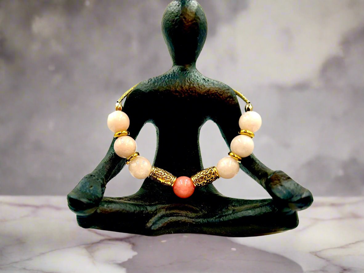 Lotus - Single Strand Bracelet