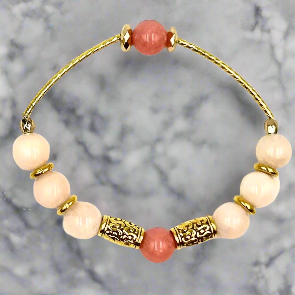 Lotus - Single Strand Bracelet