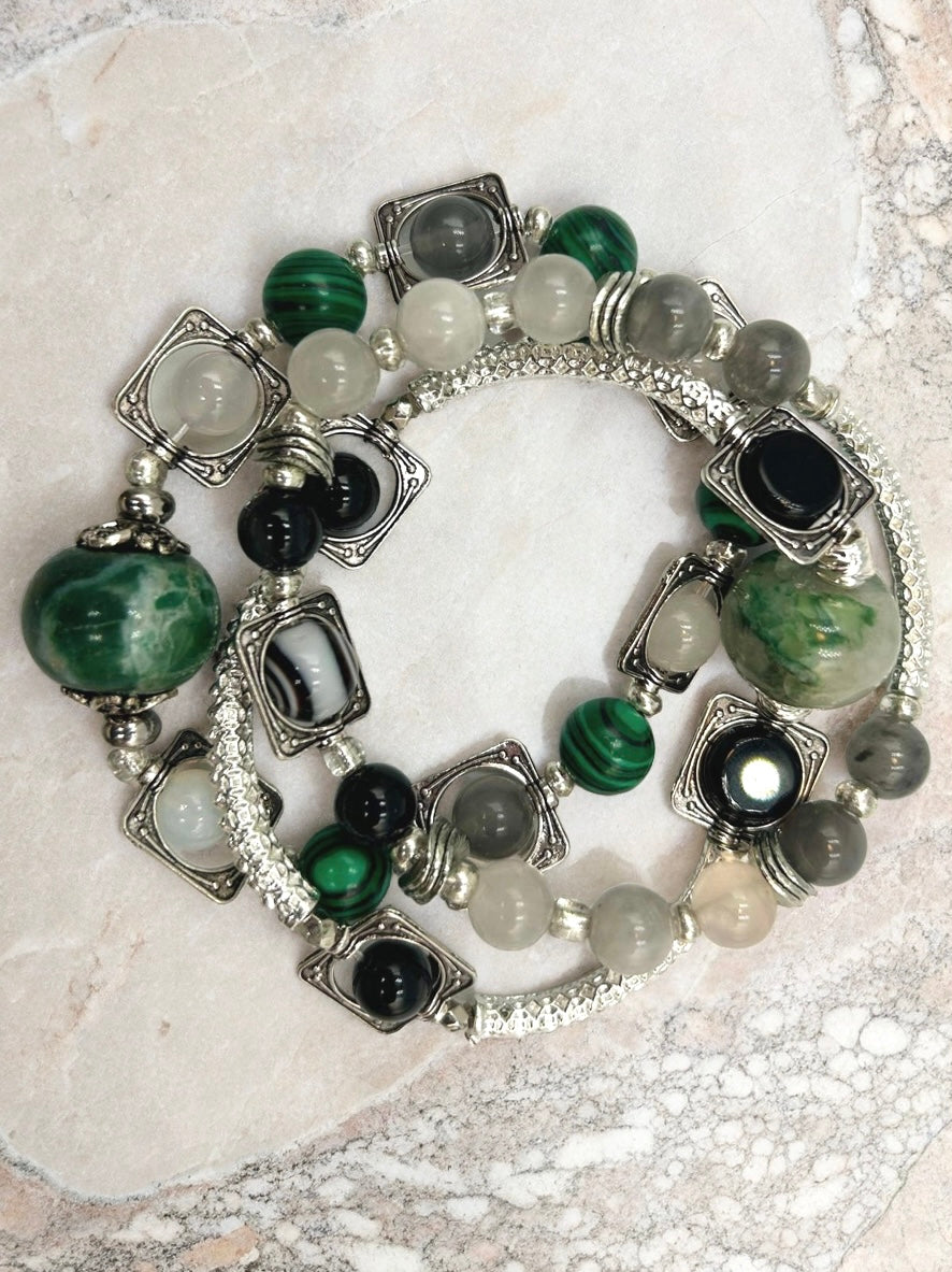 Forest Noir - 3 Piece Bracelet Set