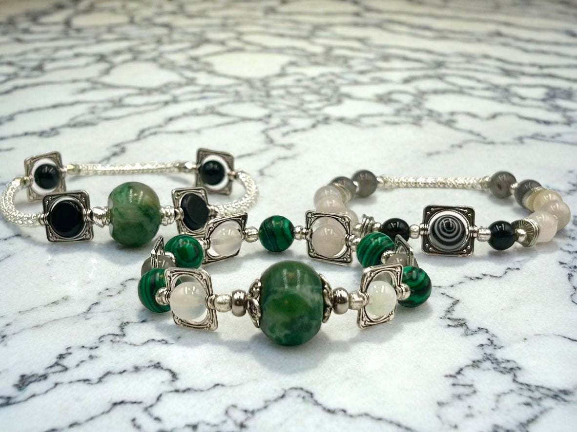 Forest Noir - 3 Piece Bracelet Set