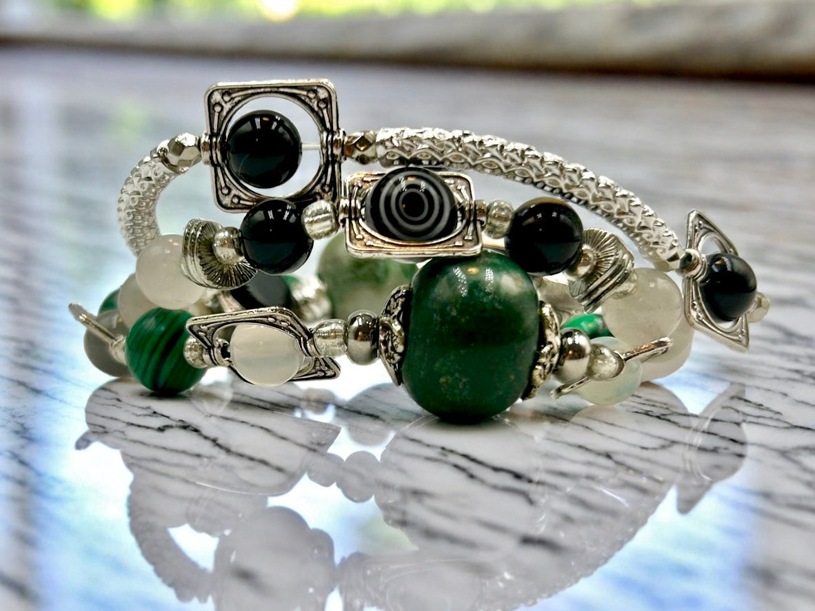 Forest Noir - 3 Piece Bracelet Set