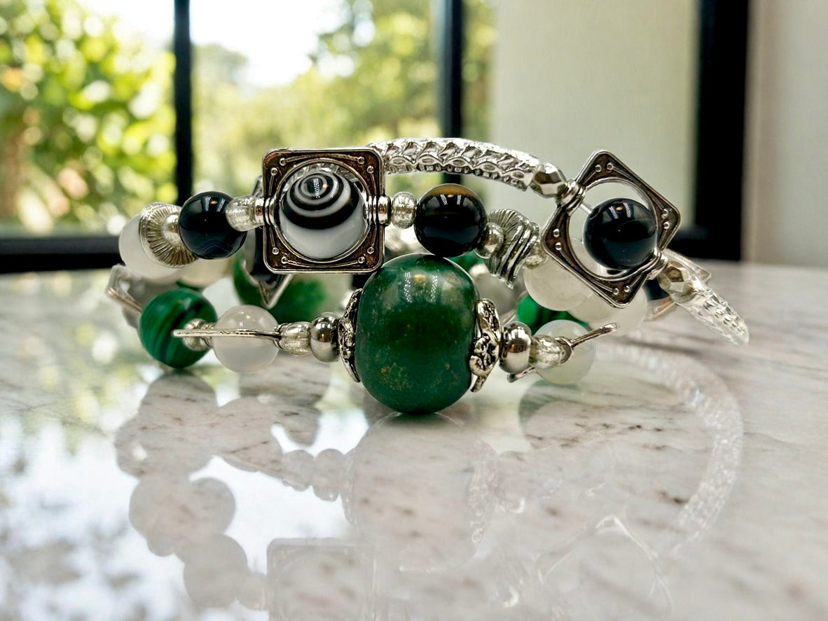 Forest Noir - 3 Piece Bracelet Set