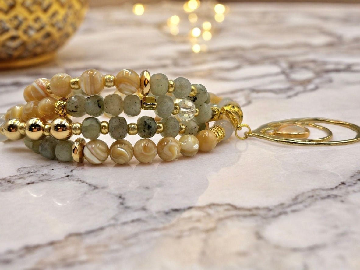 Spiral Glow - 3-Way Necklace & Bracelet