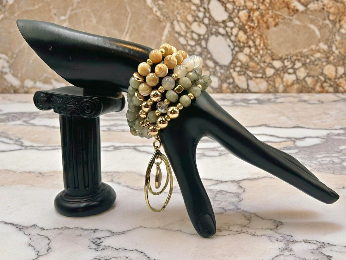 Spiral Glow - 3-Way Necklace & Bracelet