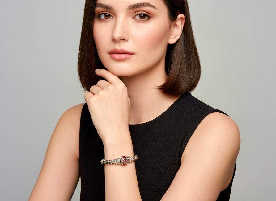 Scarlet - Single Cuff Bangle
