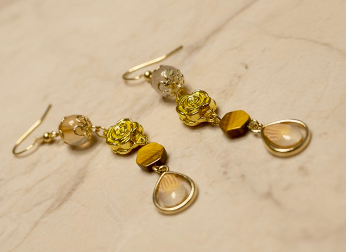 Ember Rose - Adjustable  Earrings