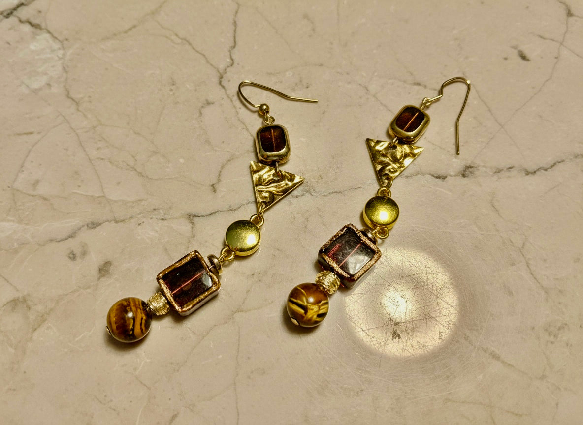 Abstract Flow - Adjustable  Earrings