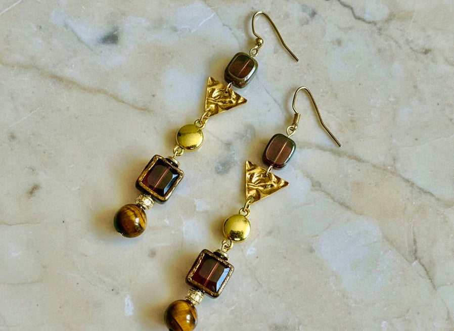 Abstract Flow - Adjustable  Earrings