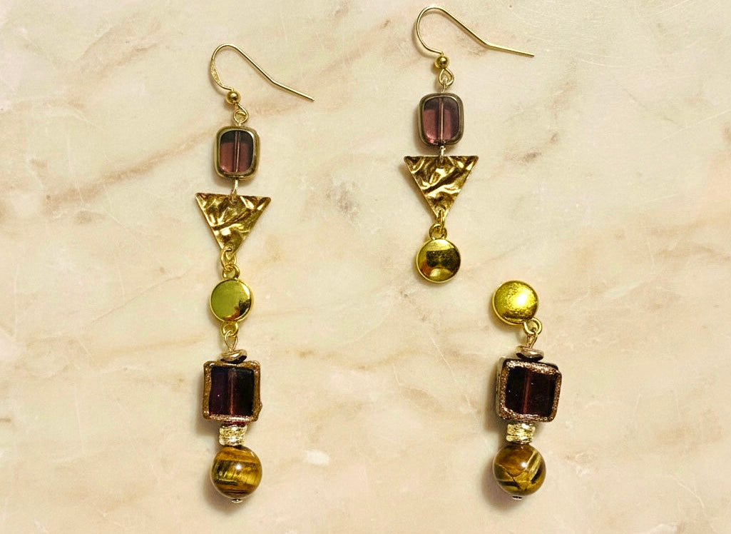 Abstract Flow - Adjustable  Earrings